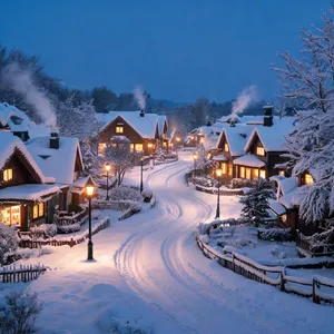 Winter Village jigsaw puzzle